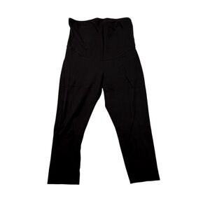 a:glow Maternity Pants – Full Belly Panel – Women’s Size XL – Black